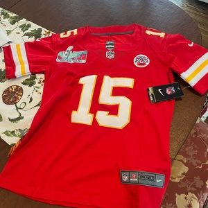 Kansas City Chiefs Patrick Mahomes Super Bowl jersey.  Limited edition.